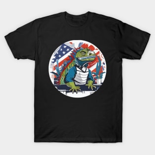 Iguana flag T-Shirt